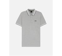 BOSS Paddy Piqué Polo Shirt Silver Grey