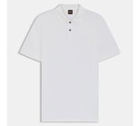 Men's Boss Prime Logo Print Polo Shirt in White