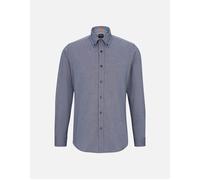 Men's Boss Rickert Oxford Regular Fit LS Shirt - Navy - Blue