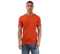 Men's Boss Tales Logo Patch T-Shirt in Orange
