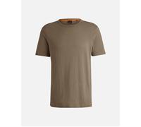 Hugo Boss Men's Logo Detail T-Shirt - Brown - Size: 38/Regular