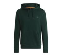 Men's Boss Wetalk Logo Patch Hoodie in Green