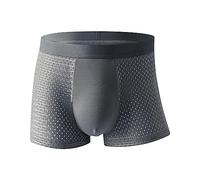 Mens Boxer Brief with Ball Pouch for Men High Waisted Jockstrap Athletic Supporters Underwear Male Underwear Boxer Briefs Comfortable Bulge Enhancement Running Loose Fit Lightweight Dark Gray