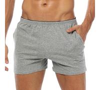 Mens Boxer Briefs Boxer Men Underwear Cotton Pouch Boxer Shorts Men Underpants Boxers Shorts With Pocket-Or130-Gray-Xl-1Pc
