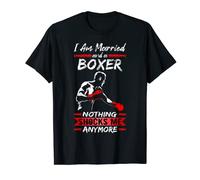 Mens Boxer Fighter Gym Training I Am Married And A Boxer T-Shirt