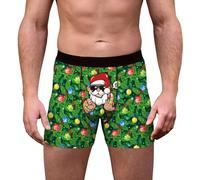 Men's Boxer Shorts 2024 Sexy Fashion Trend Digital Printed Underwear with Comfortable Breathable Boxer Shorts, pink, M