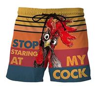 Men's Boxer Shorts- Boxer Trunks Shorts Underwear Funny Funny Comfort Soft Briefs Novelty Shorts for Birthday Christmas Xmas Party Yellow