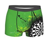 Men'S Boxer Shorts Green Dart Board Boxer Pants Comfort Men'S Briefs Regular Underwear For Man, Lover, Husband L