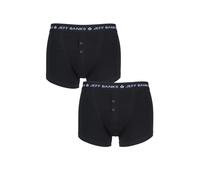 Mens Boxer Shorts Jeff Banks Plymouth Underwear Button Fly Cotton Boxers- 2 Pack