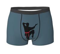 Men'S Boxer Shorts Karate Men Print Stretch Boxer Comfortable Boxer Briefs Special Men'S Boxer Brief For Man, Husband, Boy L