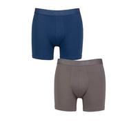 Men's Boxer Shorts, SLG, Baselayer Soft Cotton 2 Pack Sizes S, M, L, XL - Sloggi