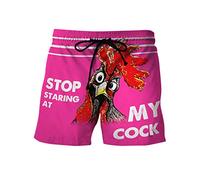 Men's Boxer Shorts- Stretch Trunks Underwear Brief Funny Boxer Briefs for Men Funny Trunks for Men for Birthday Christmas Xmas Party Hot Pink