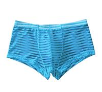 Mens Boxers Bamboo Fibre Nude Mens Underwear Sexy Boxer Shorts Men Y Fronts Boxers Shorts Bulge Pouch Shorts & Trunks With Elastic Waistband Anti Chafing Underpants