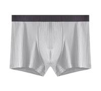 Mens Boxers Cotton, Fashionable Flat Corner Drawstring Underwear Shorts Breathable Solid Color Four Cornered Pants for Men Youth Comfort