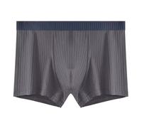 Mens Boxers Cotton, Fashionable Flat Corner Drawstring Underwear Shorts Breathable Solid Color Four Cornered Pants for Men Youth Comfort