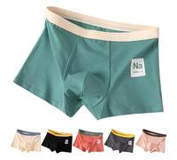 Mens Boxers Cotton Trunk Teenage Boys Boxer Shorts Fashion Hipster Boxers With Periodic Table Comfort Fit Kids Underwear With Durable Construction Youth Student Underpants With Bulge Pouch
