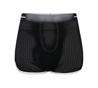 Mens Boxers Microfiber Underwear Ice Silk Trunk, Trunks Underpants Mesh Underwear Sexy Super Soft Breathable Anti Chafing Boxers Briefs Mens Underwear Boxers Sports Boxers