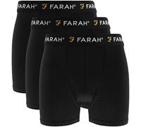 Mens Boxers Shorts (3 Pack) Farah Multipacked Underwear Gift Set, Mens Boxers Trunk(S,SAGINAW)