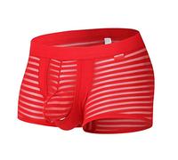 Mens Boxers Shorts Multipack Mens Pants Underwear Men's Elephant Bulge Pouch T Back U Bulge Pouch Elephant Nose G-Strings Elephant Pouch Underwear Red