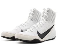MENS BOXING BOOTS NIKE MACHOMAI 3 RING SHOES HF7333-101 WHITE/BLACK