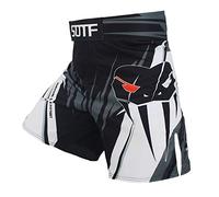 Mens Boxing Trunks MMA Muay Thai Training Shorts BJJ Fight Combat Shorts-Green L