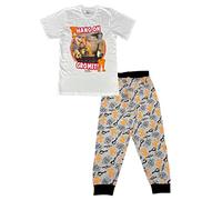 Mens/Boys Official Character Wallace and Gromit Pyjama Set/Pyjamas White/Multi Size Extra Large