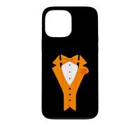 Mens Boys Orange Novelty Tuxedo Costume Funny Suit Print Case for iPhone 13 Pro Max