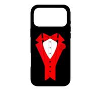 Mens Boys Red Novelty Tuxedo Costume Funny Formal Suit Print Case for iPhone 17 Pro Max