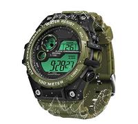 Mens Boys Sports Diving Watch 10 ATM Waterproof Swimming Watch with Stopwatch, Chronograph, Alarm Functions, Dual Time Zone, 12/24 Hours Format