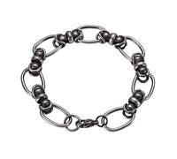Men's Bracelet Charms, Stainless Steel Wedding Bracelets Link Chain Charm Bracelet Bracelet with Lobster Clasp, Stainless Steel, Without zirconia