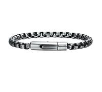 Men's Bracelet Stainless Steel Sphere Accents Punk Industrial Design Brushed Silver Hip Hop Jewelry Accessory