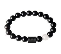 Men's Bracelets 12 Constellations Tiger's Eye Bracelet Elastic Bracelets Stress Relief Yoga Beads Adjustable Anxiety Bracelet Large Anklet For, one size, Alloy Steel, No Gemstone