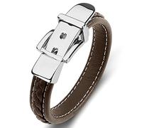 Men's Bracelets for Men, Charm Bracelet Charm X Shape Wrap Bracelet Bracelet Stainless Steel with Magnetic Clasp