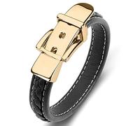 Men's Bracelets for Men, Charm Bracelet Charm X Shape Wrap Bracelet Bracelet Stainless Steel with Magnetic Clasp