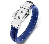 Men's Bracelets for Men, Charm Bracelet Charm X Shape Wrap Bracelet Bracelet Stainless Steel with Magnetic Clasp