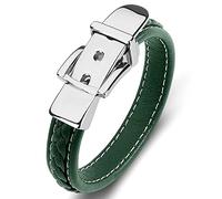 Men's Bracelets for Men, Charm Bracelet Charm X Shape Wrap Bracelet Bracelet Stainless Steel with Magnetic Clasp