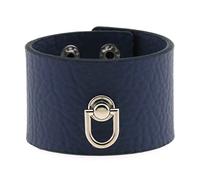 Mens Bracelets Leather,Hand-Woven Adjustable Fashion Light Luxury Punk-Inspired Creative U-Shaped Keychain Snaps Buckle Leather Bracelet, Energy Jewellery for Women Men Dark Blue
