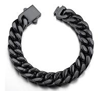 Mens Bracelets Stainless Steel Bracelet Mens Chain Bracelets Black Bracelet Dad To Be Gifts Cuban Bracelet Men's Jewellery