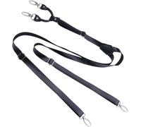 Mens braces for trousers PU Leather Suspenders for Men/Women Heavy Duty Swivel Hooks Y-Back Adjustable Brace Heavy Duty Clip