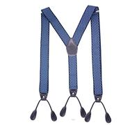 Mens braces for trousers Suspenders for Men women Y-Back Leather Trimmed Button End Tuxedo Many colors and designsHeavy Duty Clip
