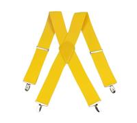 Mens Braces, Mens Suspenders/Braces with 4 Very Strong Metal Clips, Heavy Duty Suspenders Adjustable Elastic Trousers Braces, One Size Fits All Men and Women