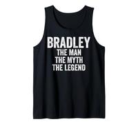 Men's Bradley The Man The Myth The Legend First Name Father's Day Tank Top