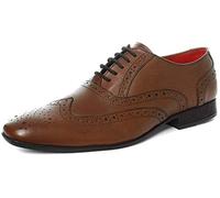 Mens Brand New Burnished Tan Brown 5 Eyelet Oxford Brogues Sizes 6 - 12 (UK 7)