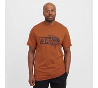Jack Wolfskin Men’s organic cotton T-shirt Brand T-Shirt Men S burnt orange burnt orange