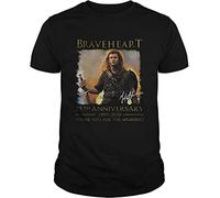 Men's Braveheart 25Th Anniversary 1995-2020 Tee T Shirt Gift Tee for Men Women Black XL