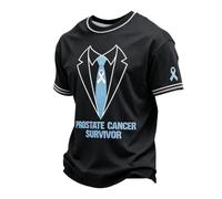 Men's Breast Cancer Research Tshirt Polo Prostate Awareness Polo T Shirts | Breast Cancer Polo Shirts For Men Prostate Cancer Awareness Ribbon Print Shirt Month Graphic Tees Short Sleeve Button Tops