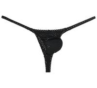 Men's Breath Hole Thong Bulge Pouch Bikini G-string Underwear T-back Male Micro T-back Thongs