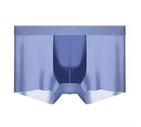 Men's Breathable Boxer Shorts Pouch Ice Silk Underwear for Ultimate Comfort