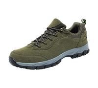 Mens Breathable Hiking Shoes Mens Lightweight Running Shoes Outdoor Walking Trainers Comfortable Casual Sneakers Fashion Walking Trainers Gym Tennis Sneakers Leisure Jogging Sneaker Green