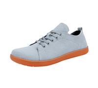 Mens Breathable Mesh Shoes Mens Flat Sole Trainers Wide Head Cycling Shoes Lightweight Work Trainers Comfortable Walking Sneakers Casual Work Sneakers for Weekdays Unisex Adult Trainer Grey